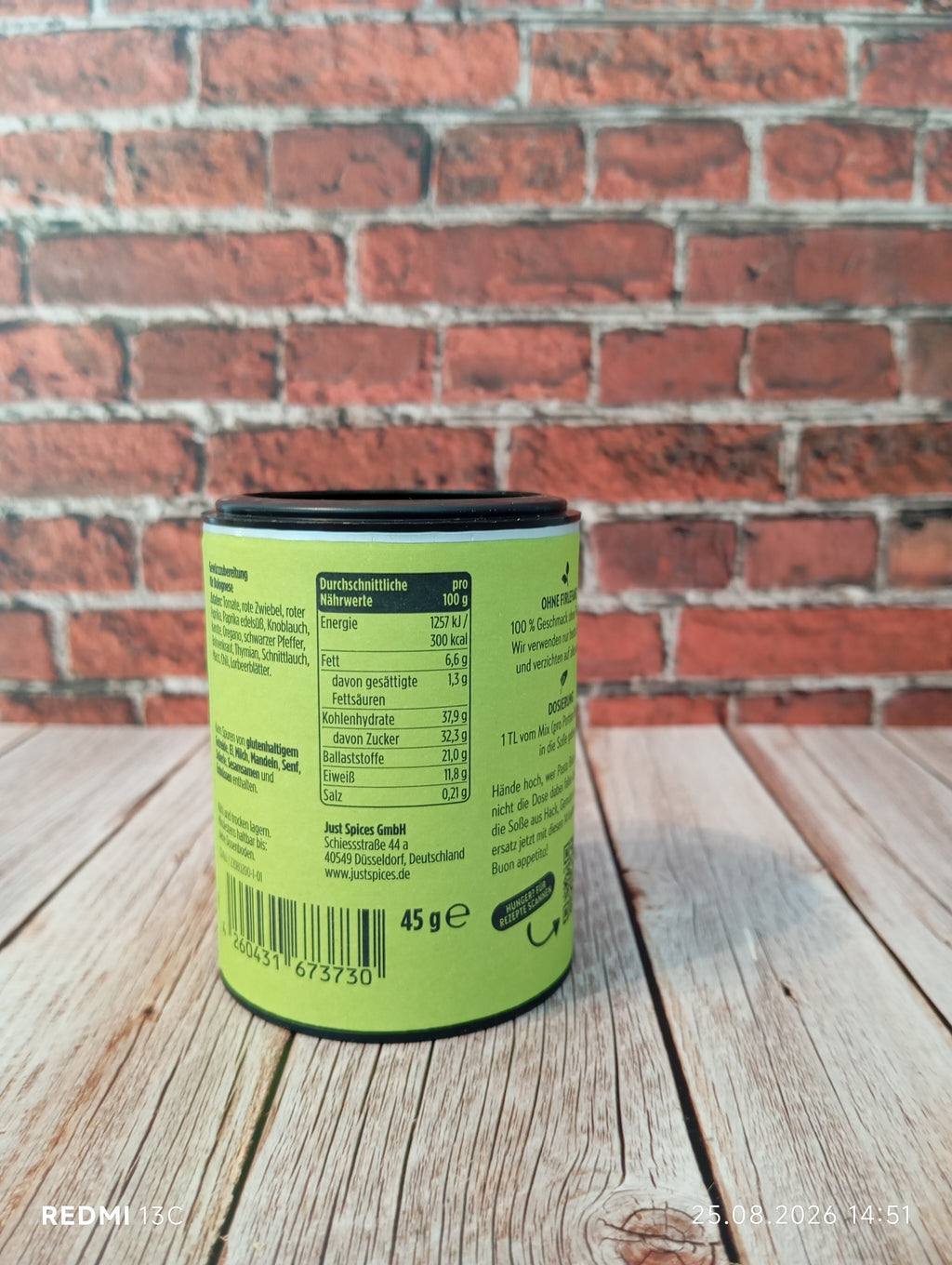 Bolognese Gewürz -Just Spices 45g
